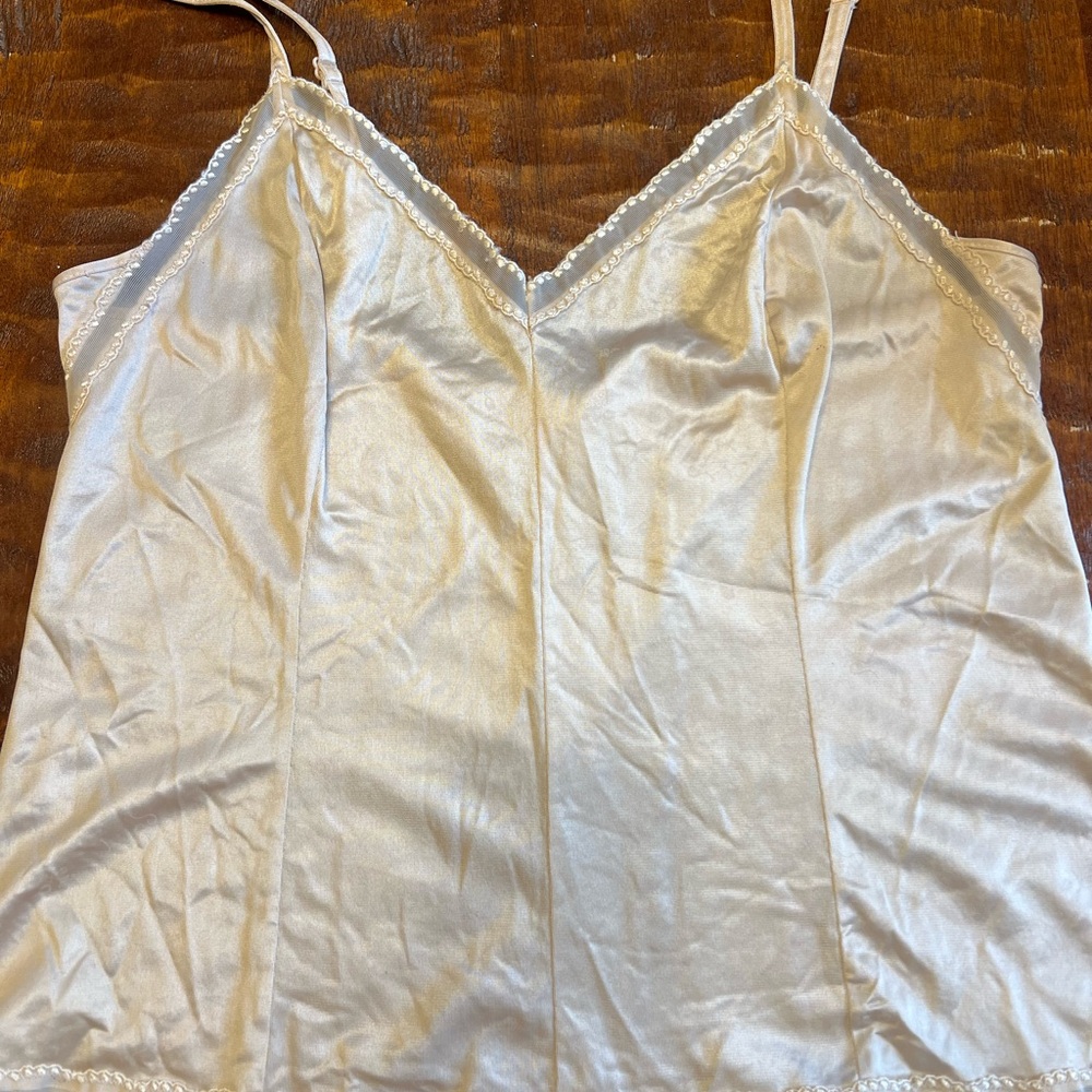 Givenchy Cream Chemise with Lace Trim